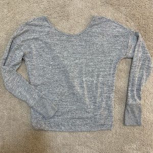 Soft twist back sweater